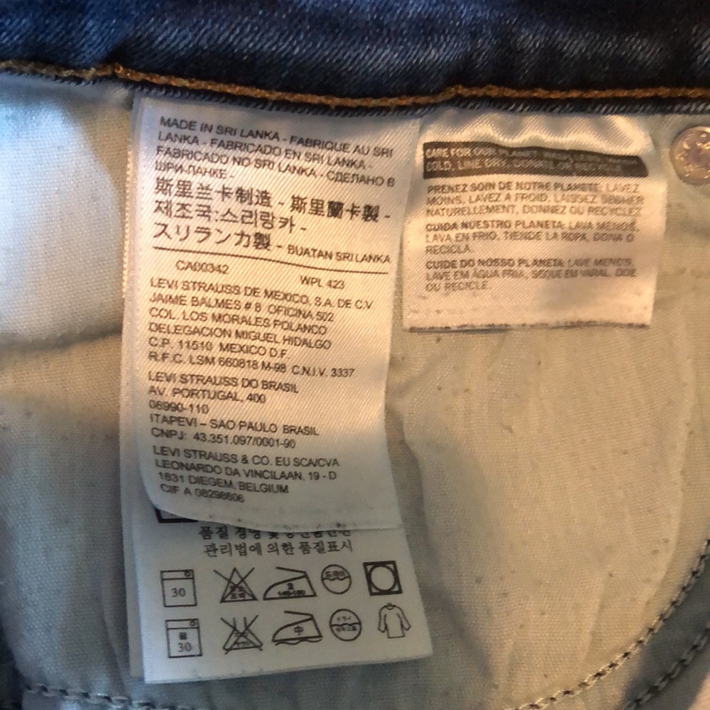 Levi’s Mid Rise Skinny Size 8 - Picture 3 of 5